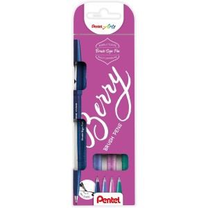 Pentel Brush Sing Pen Berry...