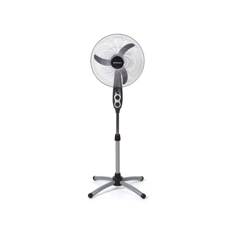 Orbegozo SF 0156 Ventilatore da pavimento Potente ed efficiente - Ampia copertura con oscillazione ovale - Altezza regol