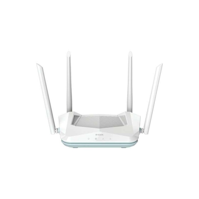 D-Link Eagle Pro AI AX1500 WiFi 6 Smart Router Dual Band - Fino a 1200 Mbps - 3 porte RJ45 10/100 Mbps - Controllo vocal