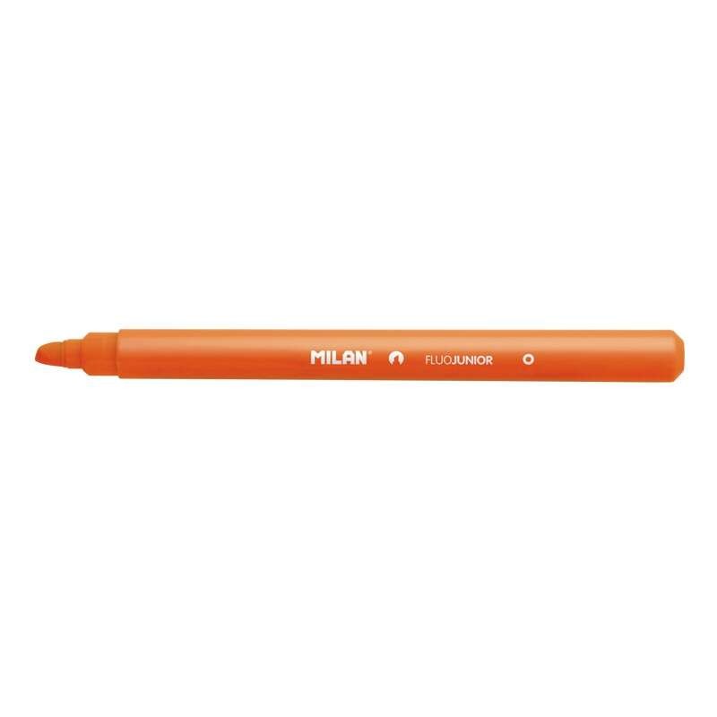 Evidenziatore Milan Junior - Punta smussata 1 - 4 mm - Colore arancione