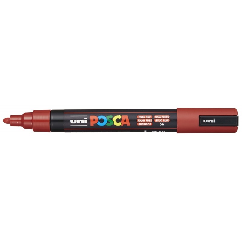 Posca PC-5M Pennarello - Punta a proiettile 1.8-2.5 mm - Inchiostro a base d'acqua - Resistente alla luce - Non permanen
