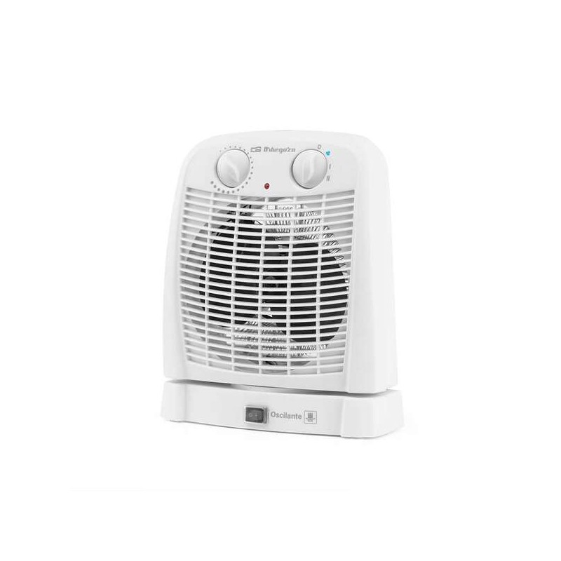 Orbegozo FH 7001 Riscaldatore da bagno IP-21 - Potenza 2000W - 2 livelli di riscaldamento - Modalità ventilatore - Term