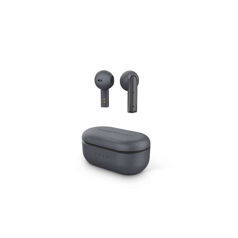 Cuffie wireless Energy Sistem Style 4 - Design compatto - Custodia di ricarica - Colore grigio