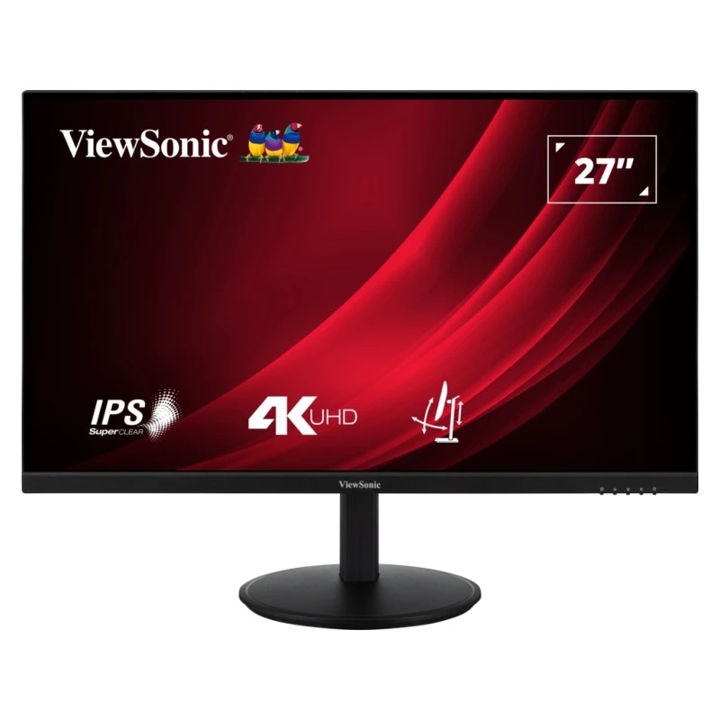 ViewSonic VG2708-4K Monitor LED 27 IPS UHD 4K HDR - Risposta 4ms - 16:9 - Inclinazione regolabile - HDMI. DisplayPort. A