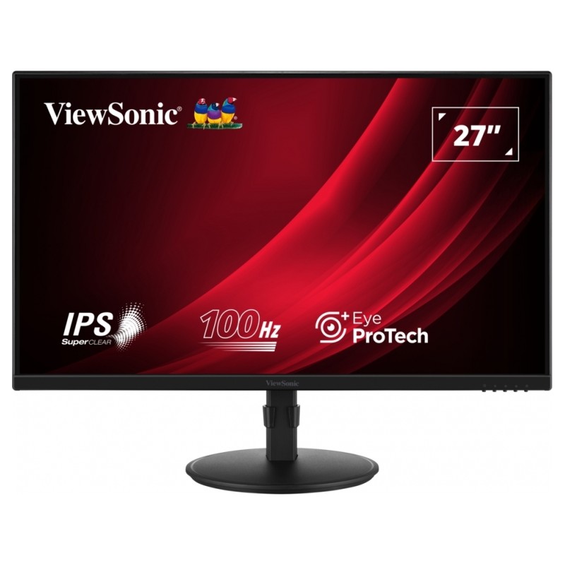 Viewsonic Monitor 27 VG2708A-MHD LED IPS FullHD - 16:9 - VGA - HDMI - DisplayPort - Altoparlanti - Altezza regolabile - 