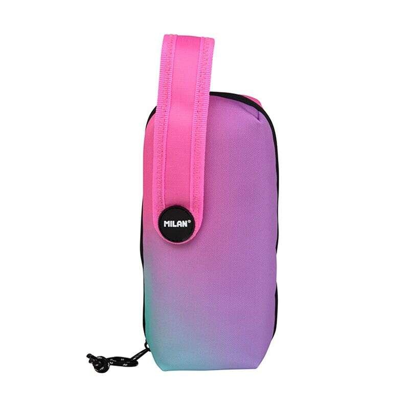 Milan Sunset Pink Confezione da 4 astucci per matite con contenuto standard - Contenuto: Gomma. 2 temperamatite. matita 