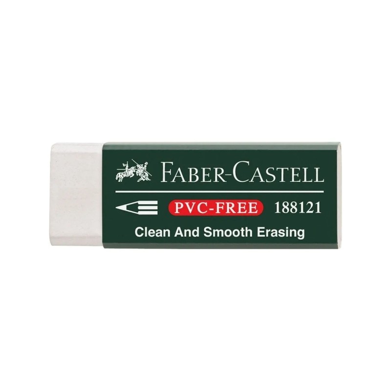 Faber-Castell 7081 N Gomma di plastica senza PVC - Gomma facile e pulita