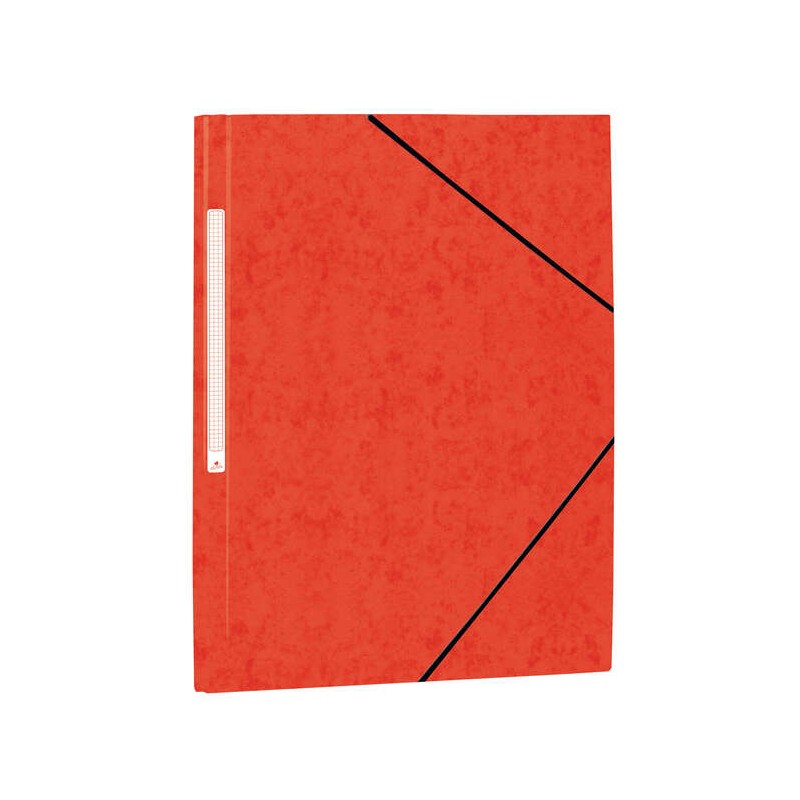 Cartella in cartone Mariola Prespan Simil con etichetta dorsale Folio 500gr/m2 - Misura 34x25cm - Si chiude con elastico