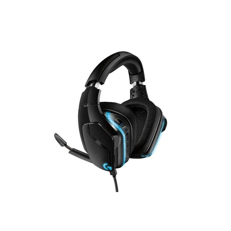 Logitech G635 Cuffie da gioco USB DTS 7.1 LightSync con microfono - Illuminazione RGB - Microfono pieghevole - Archetto 