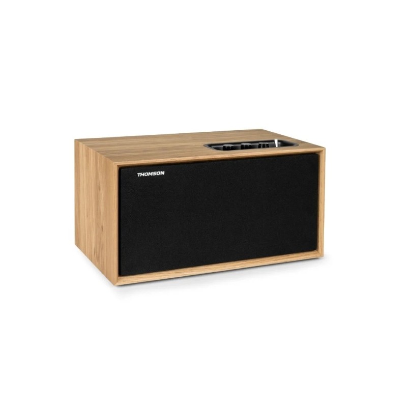 Thomson WS502 100W Altoparlante Bluetooth 5.0 - Scatola di legno - Parte anteriore rimovibile - Ingresso RCA. USB. AUX-I