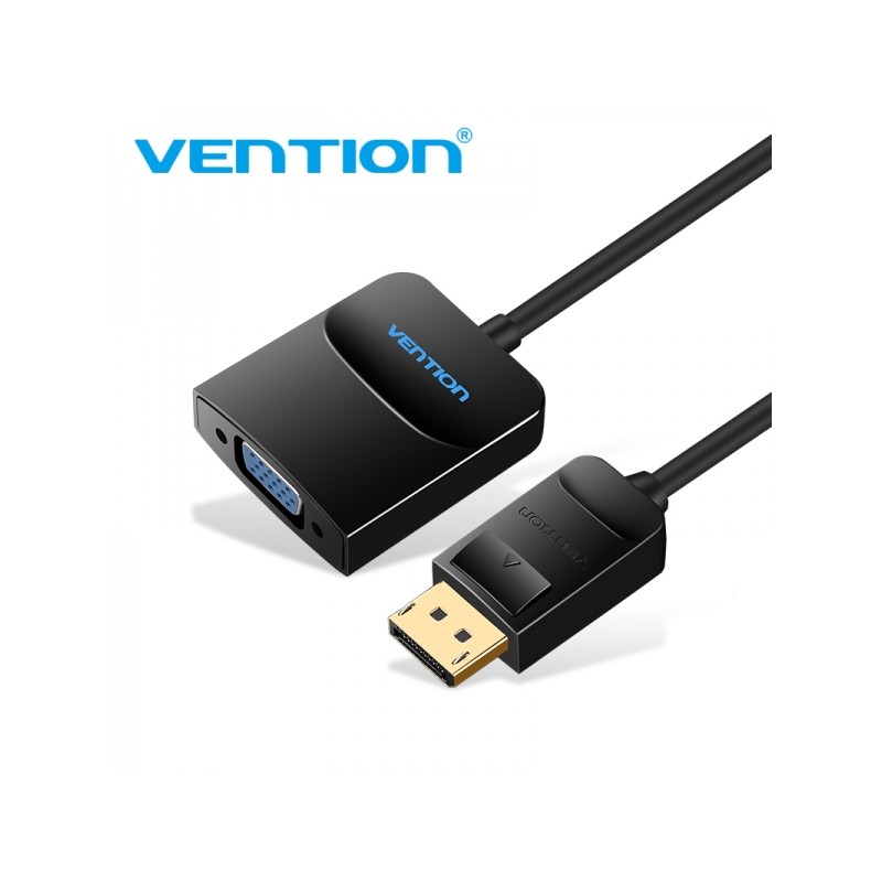 Convertitore Vention da Displayport maschio a VGA femmina - 0.15 m - Nero
