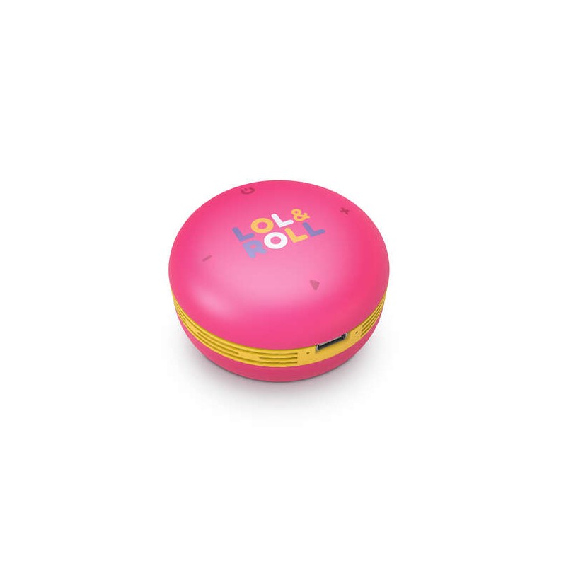 Energy Sistem LoleRoll Pop Speaker Bluetooth per bambini - Condivisione della musica - Cavo staccabile - Personaggio da 