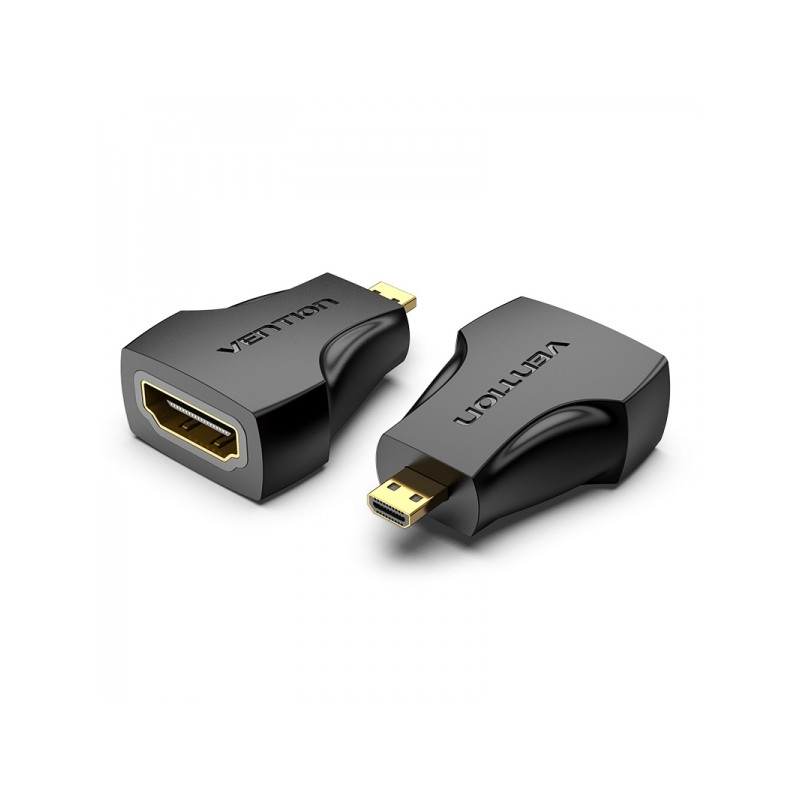Adattatore micro HDMI maschio a HDMI femmina di Vention - Nero