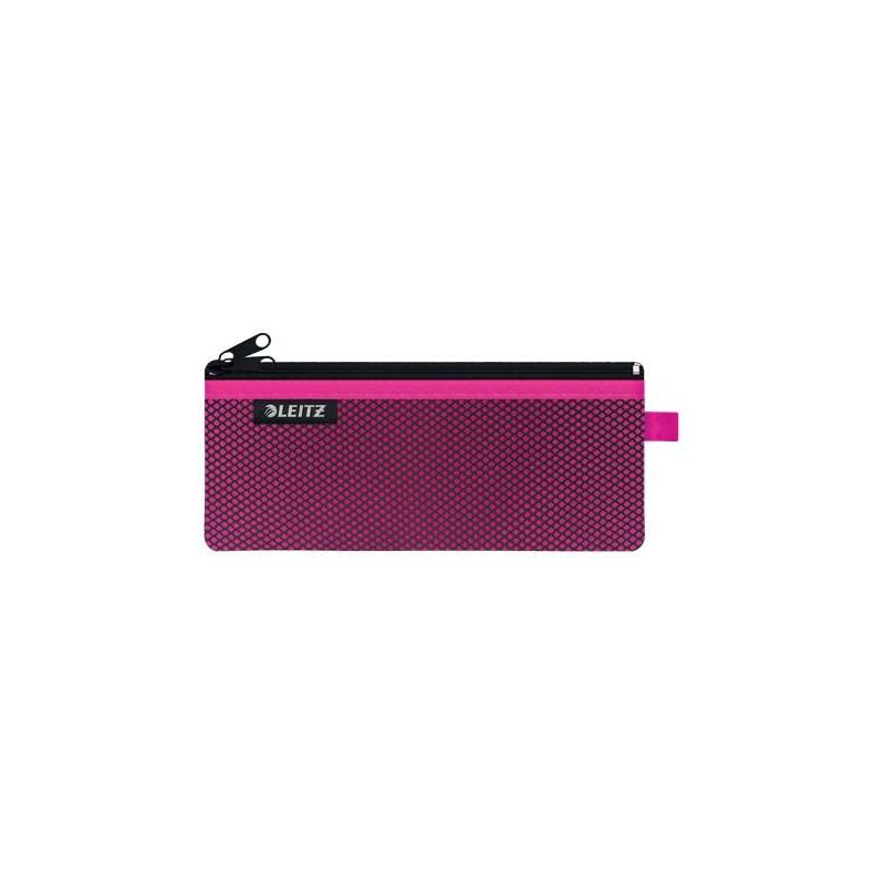 Leitz WOW Borsa media multiuso 2 scomparti - Dimensioni 85x6x210mm - Lavabile e resistente - Chiusura a cerniera - Color
