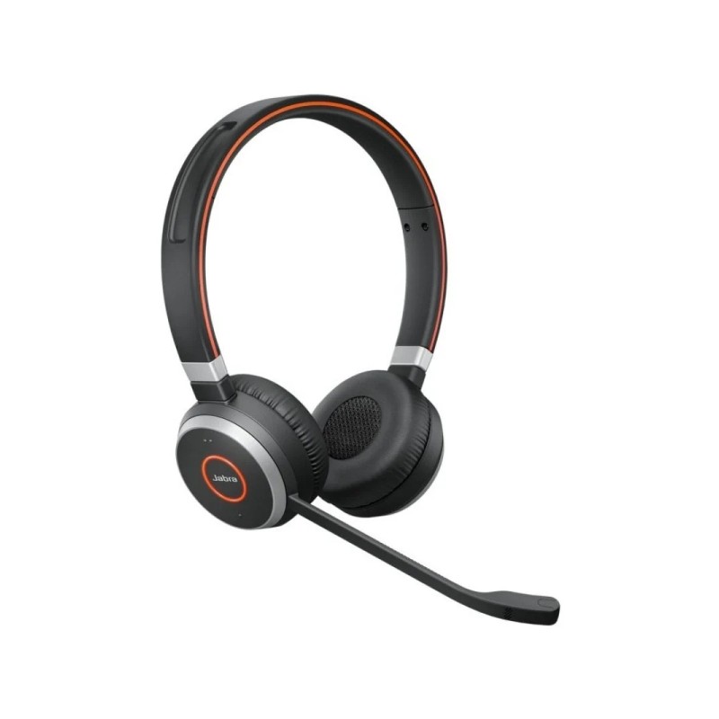 Jabra Evolve 65 SE UC Cuffie Bluetooth stereo con microfono - Cancellazione del rumore - Durata della batteria fino a 12
