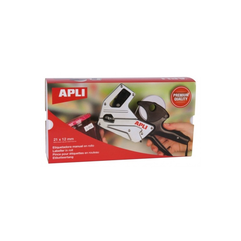 Etichettatrice Apli Premium - 1 riga - 8 caratteri - Facile da usare - Cambio rapido delle cifre - Facile installazione 