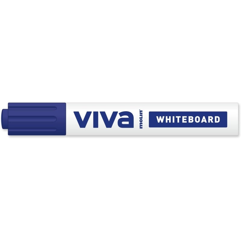 Pennarello per lavagne bianche Molin Viva - Punta tonda in fibra sintetica - Linea 3 mm - Inchiostro a base di alcool - 