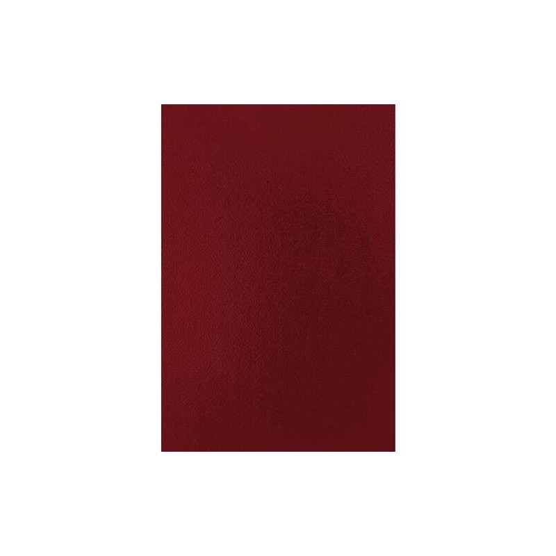 Fellowes Confezione da 50 copertine in cartoncino simil-pelle A4 - 750 g - Rosso - Colore: Rosso