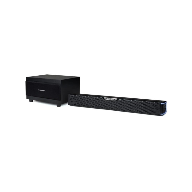 Thomson SB60BTS 60W Soundbar con subwoofer Bluetooth 5.0 - Telecomando - Design compatto - Nero