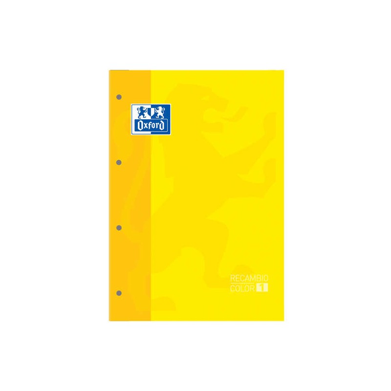 Quaderno Oxford School Classic A4 - Copertina morbida - Incollato - 80 fogli - Griglia 5x5 - Colore giallo