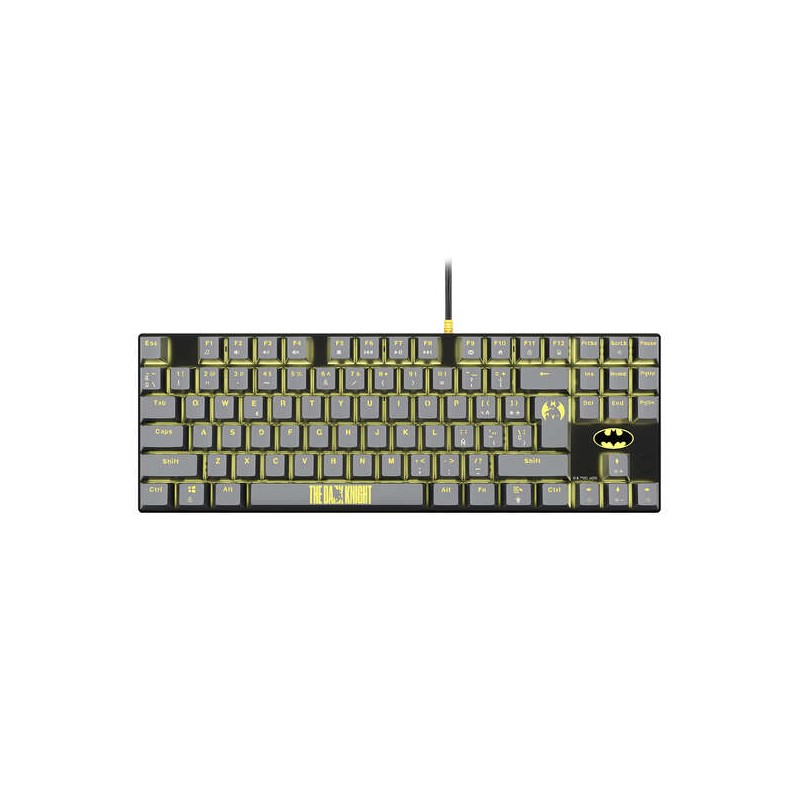 Tastiera meccanica da gioco FR-TEC TKL Batman - Retroilluminata - Anti-Ghosting - Cavo intrecciato da 1.8 m - Compatibil