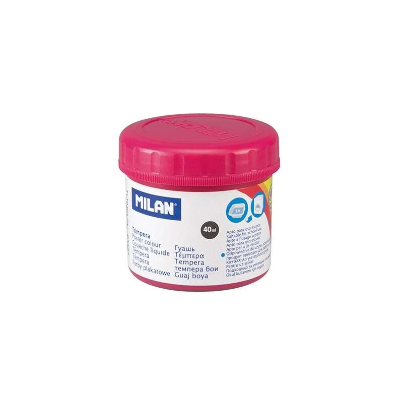 Tempera Milano 40ml - Essiccazione rapida - Miscelabile - Colore Magenta