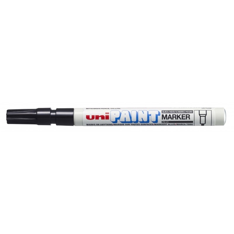 Uni-ball PX-21 Paint Marker - Marcatore a vernice - Punta acrilica 0.8-1.2 mm - Permanente su tutte le superfici - Resis
