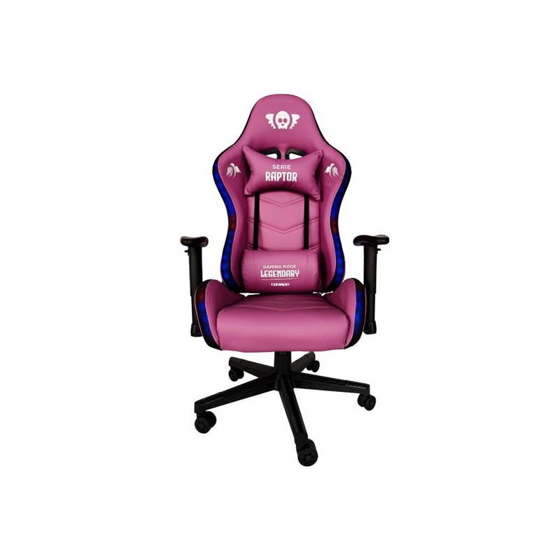 Sedia da gioco Cromad Raptor Legendary Series - Altezza regolabile con pistone a gas di classe 2 - Reclinazione a 180° 