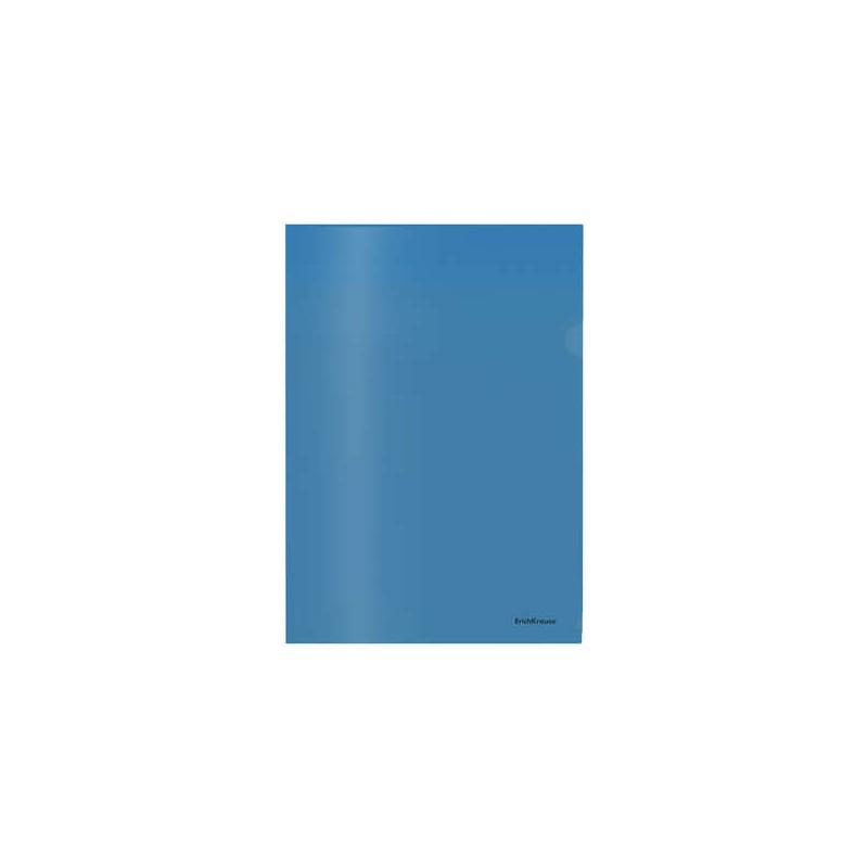 Fascicoli classici lucidi Erichkrause - A4 semitrasparente - Blu