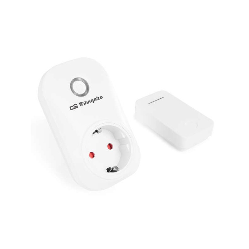 Orbegozo ENM 2000 Smart Plug con telecomando - Controllo senza batterie - Portata 150M - Potenza massima 3680W - Protezi