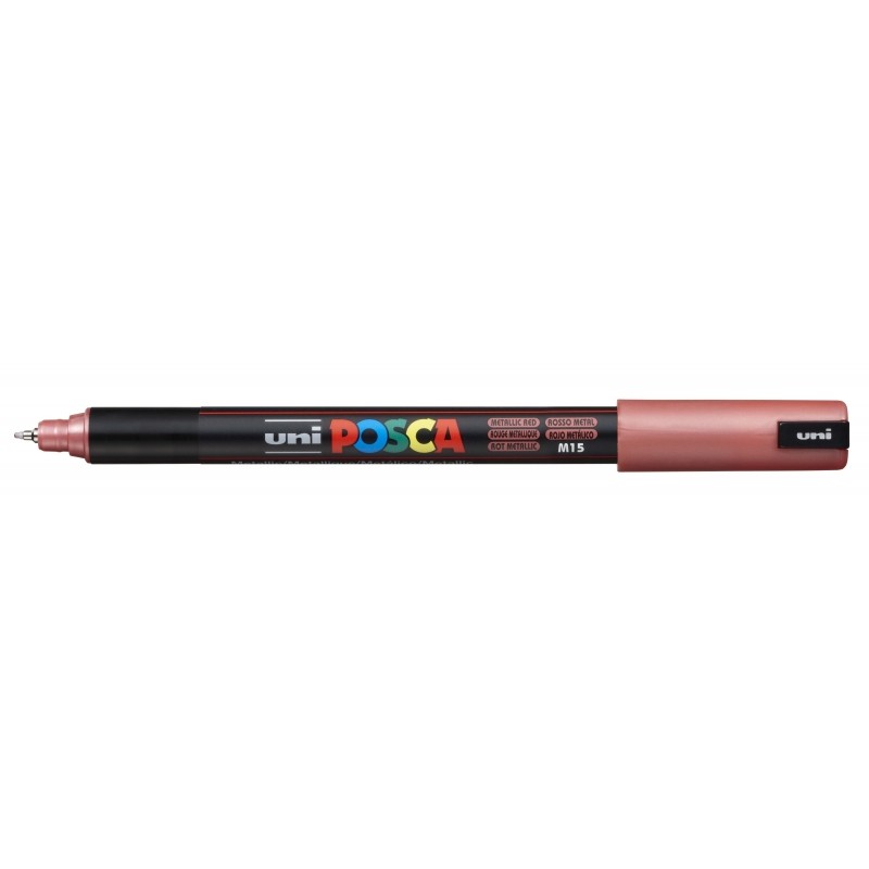 Posca PC-1MR Marcatore a vernice - Punta a rullo in fibra da 0.7 mm - Inchiostro pigmentato a base d'acqua - Resistente 