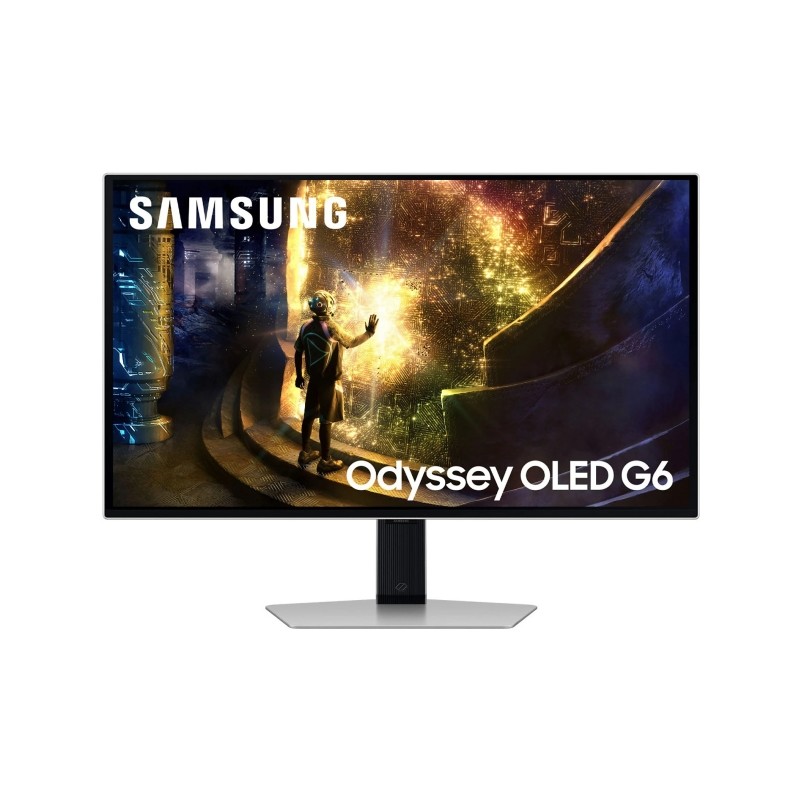 Samsung Odyssey G6 Monitor 27 OLED QHD 240Hz FreeSync e G-SYNC - Risposta 1ms - Regolabile in altezza e inclinabile - An