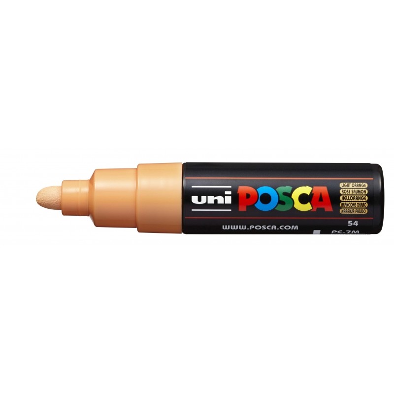 Posca PC-7M Pennarello - Punta a proiettile 4.5-5.5 mm - Inchiostro a base d'acqua - Resistente alla luce - Non permanen