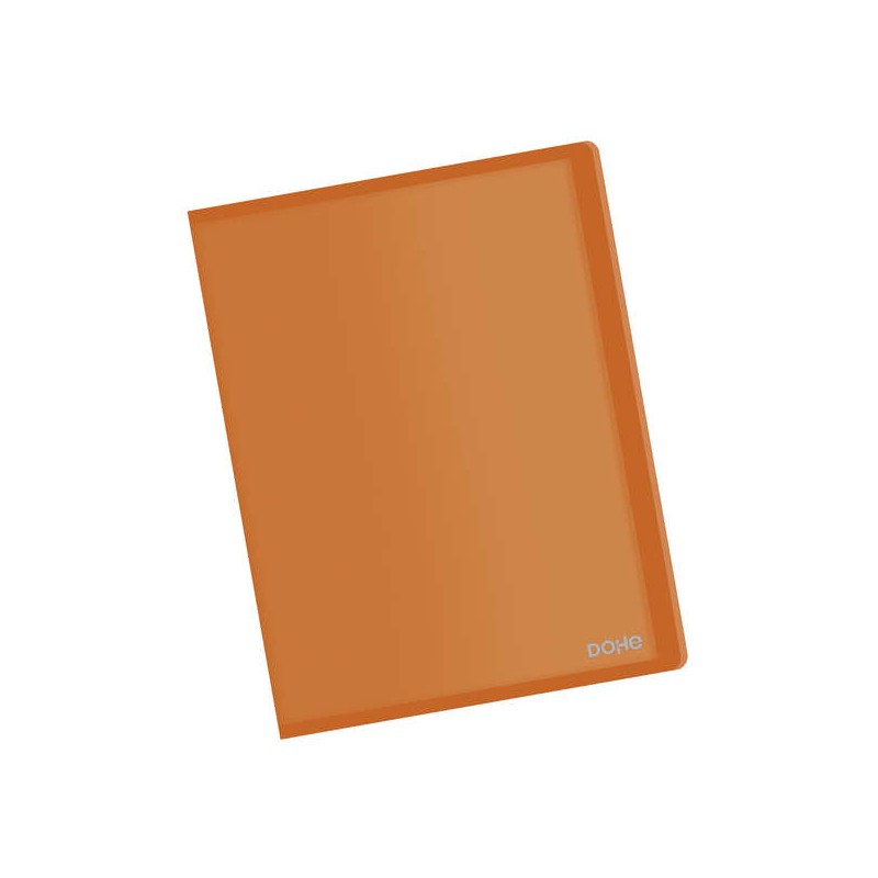 Dohe A4 Din A4 Cartelle a libro per espositori - Copertina flessibile in polipropilene - Copertine trasparenti con dorso
