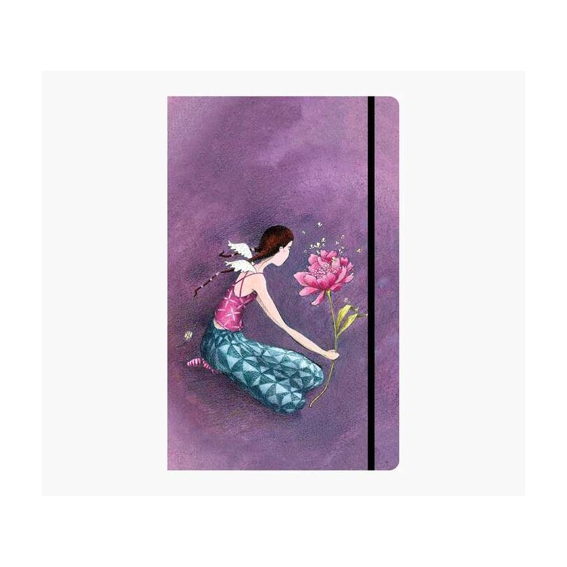Pictura Gaëlle Boissonnard Taccuino con copertina rigida - 13x21cm - Chiusura con elastico - Segnapagina in nastro di r