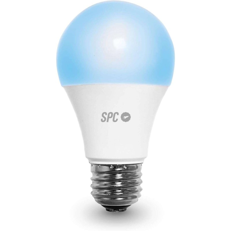 SPC Aura 1050 Dimmable LED Bulb Wi-Fi E27 - Ambienti personalizzabili - Controllo dall'APP SPC Iot - Compatibile con Ale