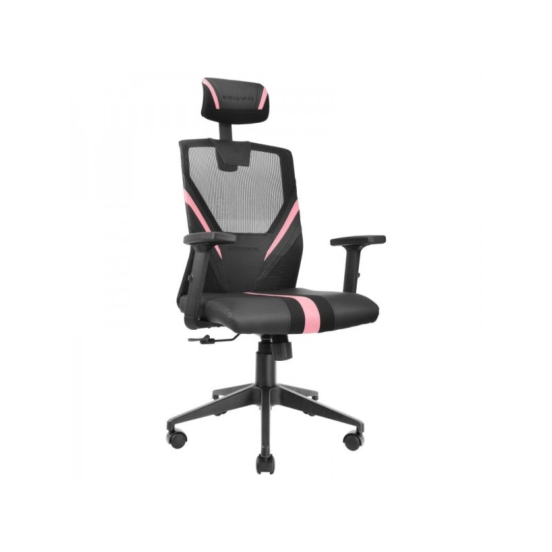 Mars Gaming MGC-ERGO Sedia da gioco - Ergonomia totale - Supporto lombare e cervicale regolabile - Reclinazione 90-160°