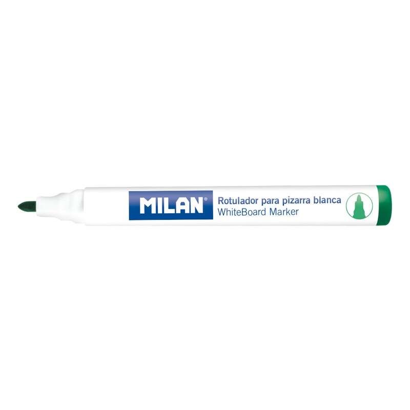 Pennarelli per lavagne bianche Milan a punta tonda - Punta da 4.7 mm - Inchiostro a base alcolica - Cancellabile a secco