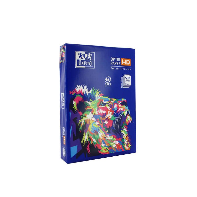 Oxford Optikpaper HD Confezione da 500 fogli di carta per stampante A4 80 g/m² - Compatibile con laser e getto d'inchio