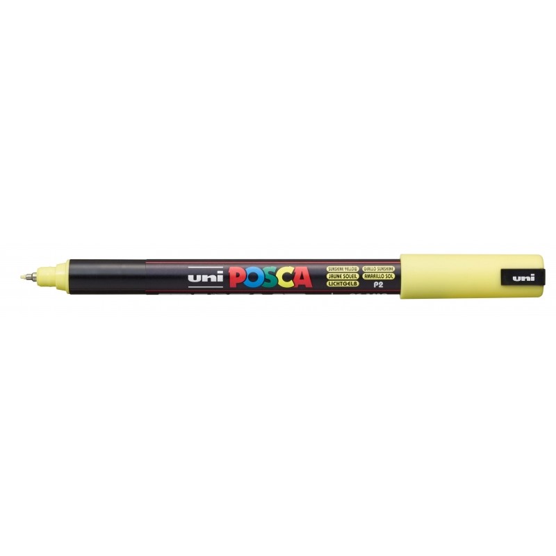 Posca PC-1MR Pennarello - Punta in fibra del rullo da 0.7 mm - Inchiostro pigmentato a base d'acqua - Linea extra fine -