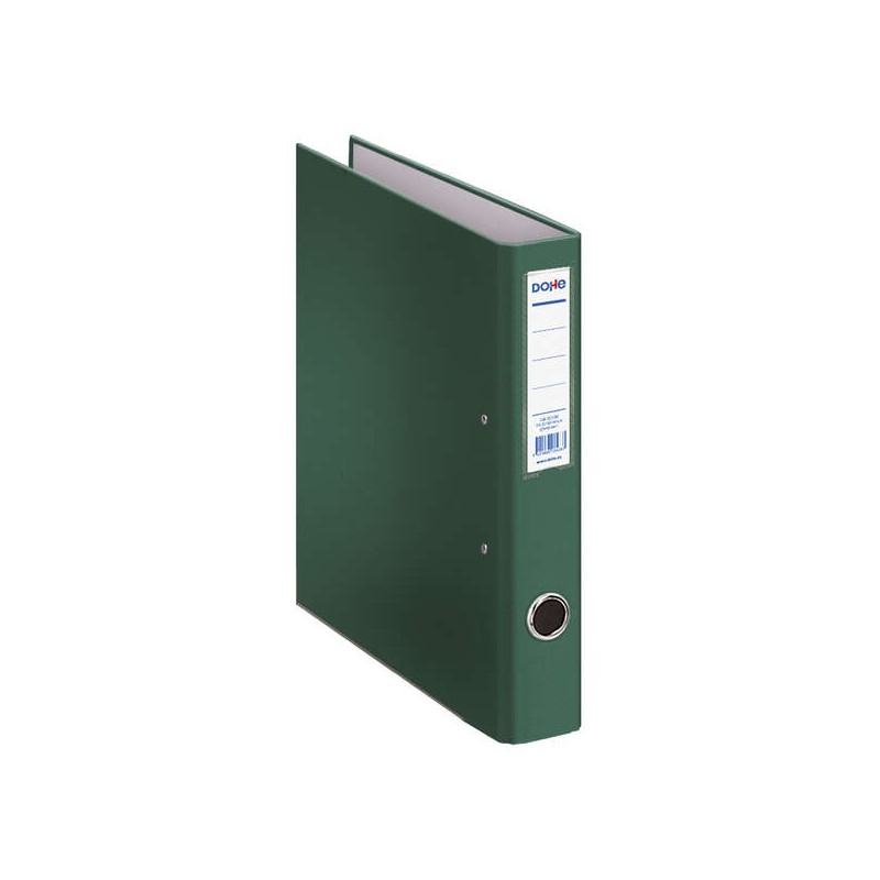 Dohe 2 raccoglitori ad anelli misti 40mm - Formato Folio - Dimensioni 285x350x60mm - Porta anelli e porta carte nel dors