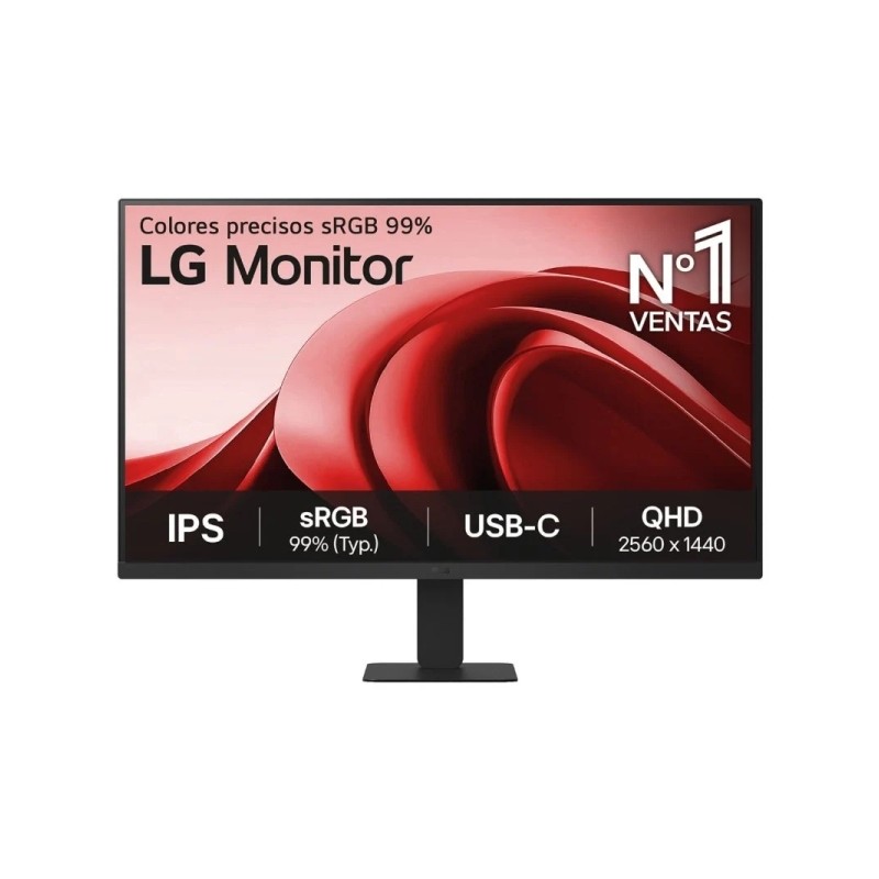 LG 27U631A-B Monitor LED 27 IPS QHD 100Hz HDR - Risposta 5ms - Inclinazione regolabile - HDMI. USB-C - VESA 100x100