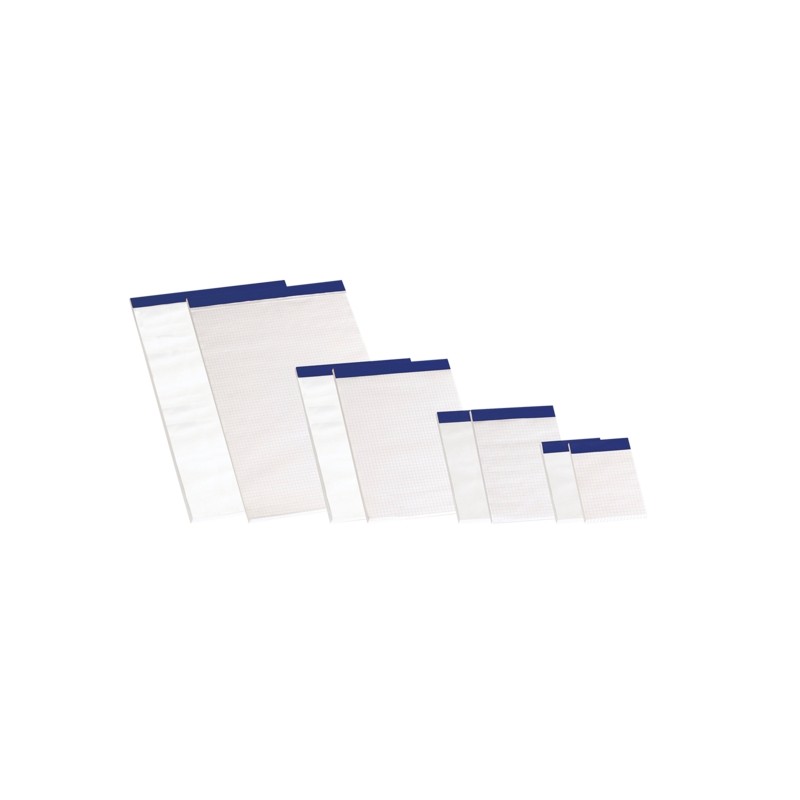 Enri A6 Coverless Stapled Notepad 4x4 80 Fogli - Formato compatto A6 - Senza copertina per la comodità - Pinzato per la