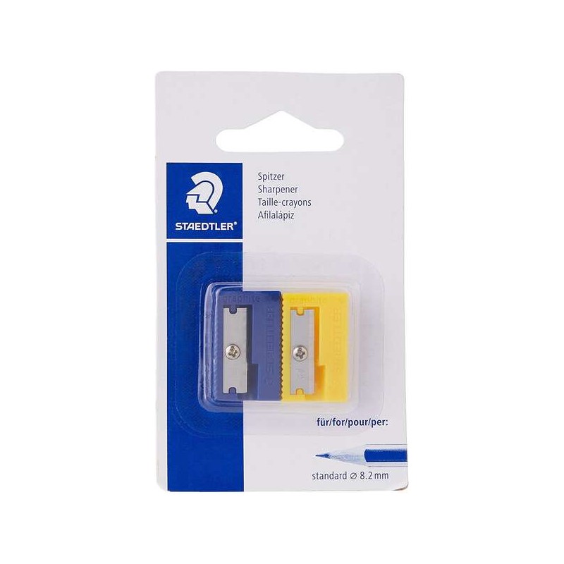 Staedtler 510 50 Affilatore in plastica - Angolo di affilatura 23º - 1 foro