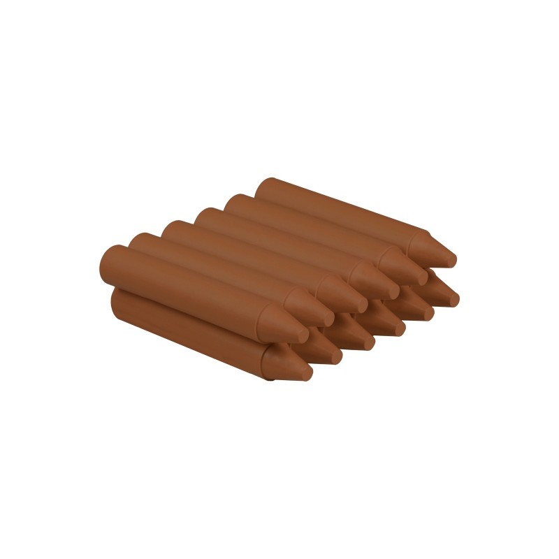 Scatola di 12 pastelli Jovi - Senza macchia - Senza odore - Resistente - Scorrevole - Facile da affilare - Ideale per il