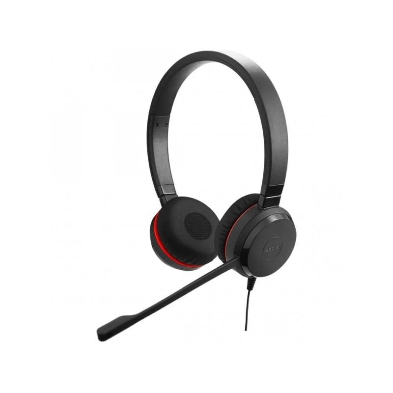 Cuffie Jabra Evolve 30 UC con microfono - Connettività flessibile USB o 3.5 mm - Cancellazione del rumore - Archetto re
