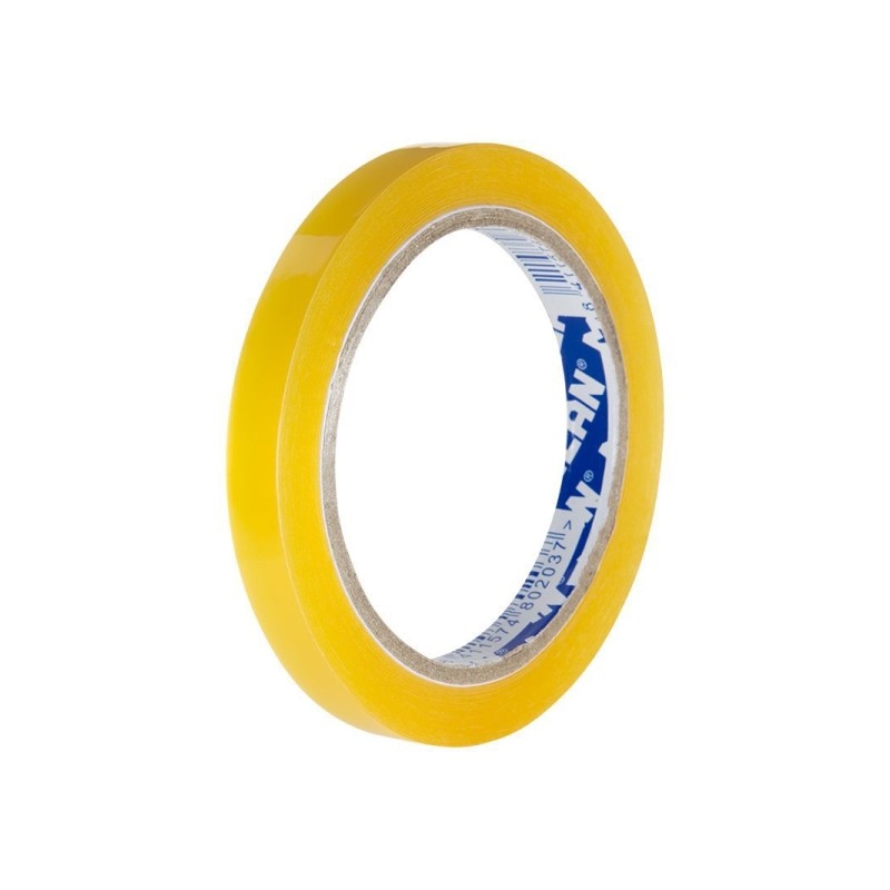 Nastro adesivo trasparente Milano - Dimensioni 12mm x 66m - Colore giallo trasparente