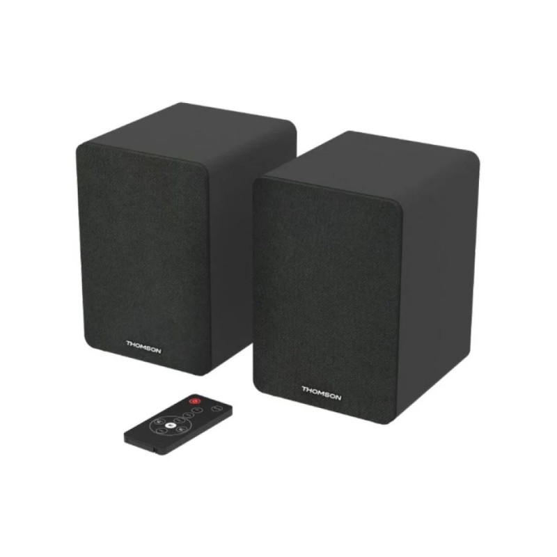 Thomson WS400DUO Altoparlanti 50W Bluetooth 5.0 - Ingresso RCA - Telecomando - Colore nero