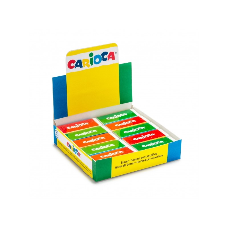 Espositore Carioca da 20 gomme quadrate - Alta qualità - Gomme efficienti - Resistenti - Vari colori