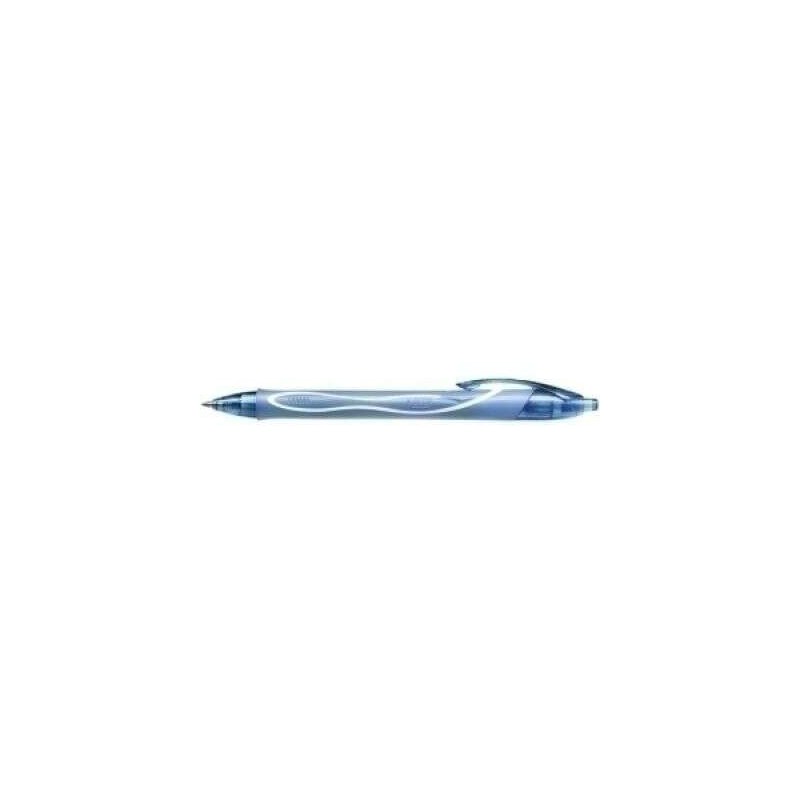 Bic Gel-Ocity Penna a sfera retrattile ad asciugatura rapida - Punta media 0.7 mm - Inchiostro gel - Asciugatura ultra r